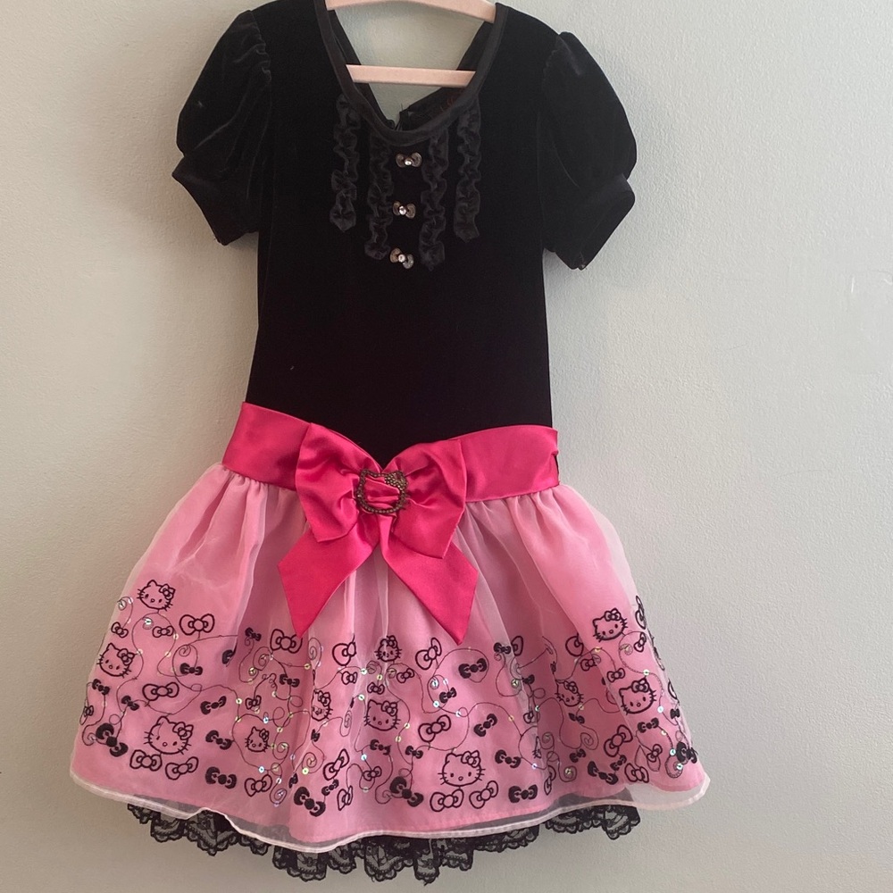 Hello Kitty Black and Pink dress